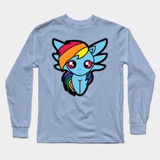 Rainbow Dash Tooniefied Long Sleeve T-Shirt